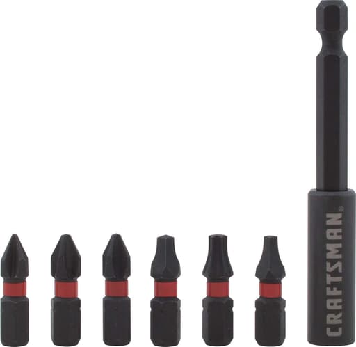 Nut Driver Set, Impact-Rated, 1/4-Inch X 1-Inch, 7-Pieces