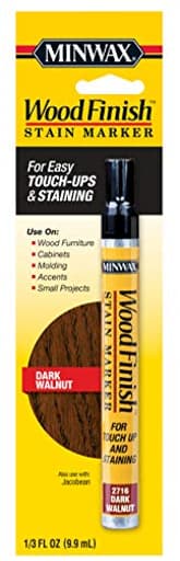 63487000 Wood Finish Stain Marker for Touch Ups, Dark Walnut, .33 fl oz
