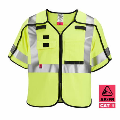 AR/FR Cat. 1 Class 3 Breakaway High Visibility Safety Vest - S/M