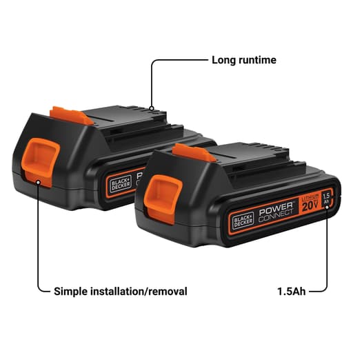 20V MAX* POWERCONNECT 1.5 Ah Battery 2-Pack