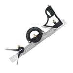 12" Combination Square Stainless Steel Adjustable Sliding Ruler & Protractor Level Measure Measuring Set 4-Piece Carpentry Tools Carpenter Square, Woodworking Tools, Metal Ruler, Framing Square