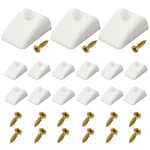 15 Pack Cabinet Drawer Bumpers, Hardware Furniture Drawer Slide Bumper for Roll Out Shelves, Kitchen Drawer Slide Spacers, Drawer Protectors for Cabinets