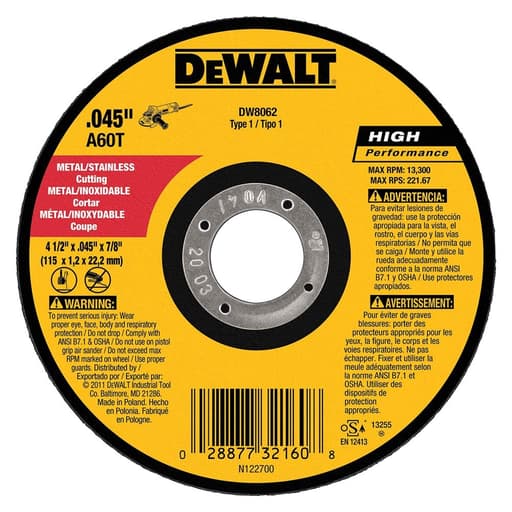 General Purpose Cutting Wheels