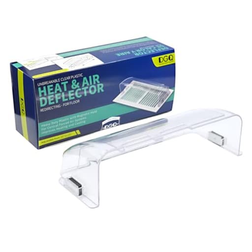 Unbreakable Air Deflector 8" to 12" Adjustable Heat and Air Vent Deflector Magnetic for Floor Registers, Also Work for Vents, Sidewall, and Ceiling Registers