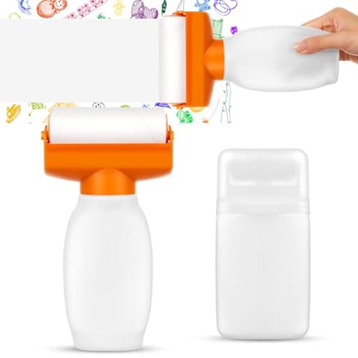 2pcs 4" 1. 5" Refillable Roller Paint Brush Roller Brush Sets Wall Repair Tool Kit for Walls, Living Room, Kitchen, Wood, Furniture Repair