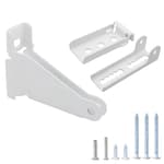 Reinforced Storm Door Closer Bracket Kit, Heavy-Duty Screen Door Closer Replacement Part for Andersen, Emco, Larson & Pella 40201 Door Repair Kits, Protecting Doors from Strong Wind Damage