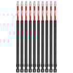 6" Impact Square Recess #2 Power Bits (10 Pk)