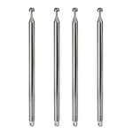 7 Sections Telescopic 74cm AM FM Antenna Portable Radio Antenna Replacement (4-Pack) Compatible with Indoor Portable Radio Home Stereo Receiver AV Audio Video Home Theater Receiver TV Tuner
