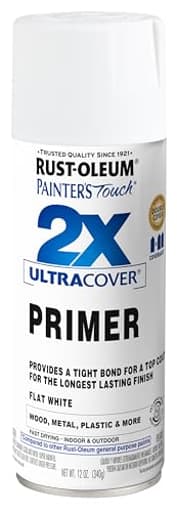 334019 Painter's Touch 2X Ultra Cover Primer Spray, 12 oz, Flat White