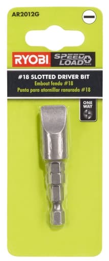 SpeedLoad+ #18 x 2-1/2" Flat Driver Bit