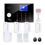 Home Security System, Wireless WiFi Tuya Smart Home Alarm System, No Monthly Fee, for Kids and Pet Safety, Compatible with Alexa and Google, for Apartment House Office, Villa