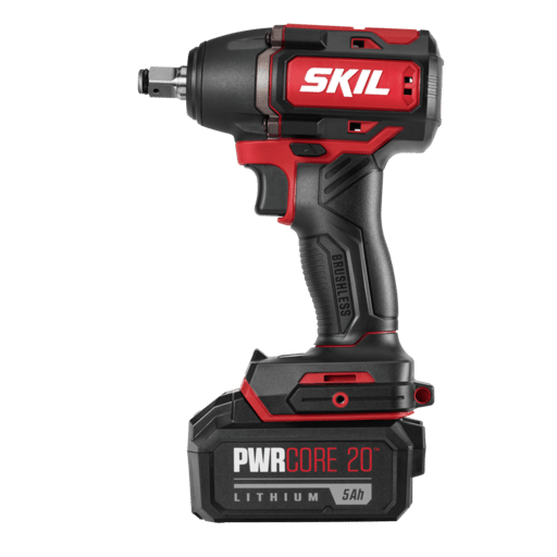 Brushless 20V 1/2 in Impact Wrench Kit