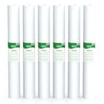 5 Micron Water Filter 20" x 2.5" Replacement Cartridge, 20-inch Sediment Pre-Filters for Whole House Water Filtration/Water Softener Systems, 6-Pack