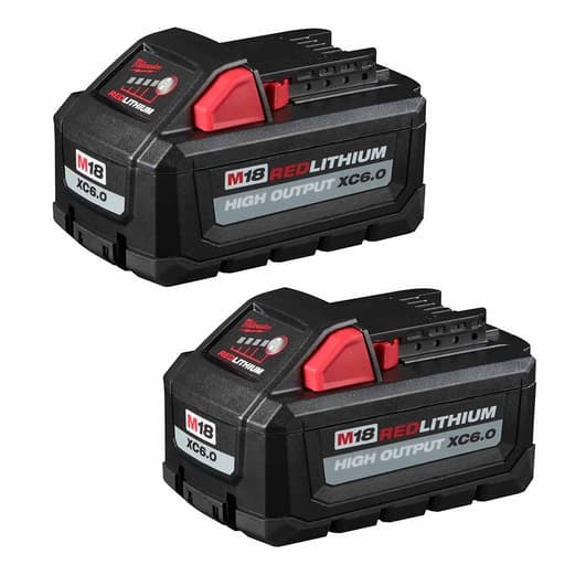 M18 REDLITHIUM High Output XC6.0 Battery Pack (2 Pk)