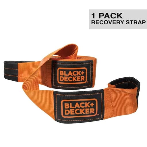 4" x 30' Recovery Strap - Heavy-Duty (20,000 lb break strength)
