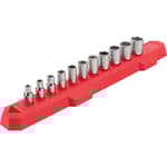 1/4-in Drive Metric 6 Point Socket Set