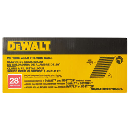 28 Degree Wire Weld Framing Nails (3 in. x 0.120 in.)