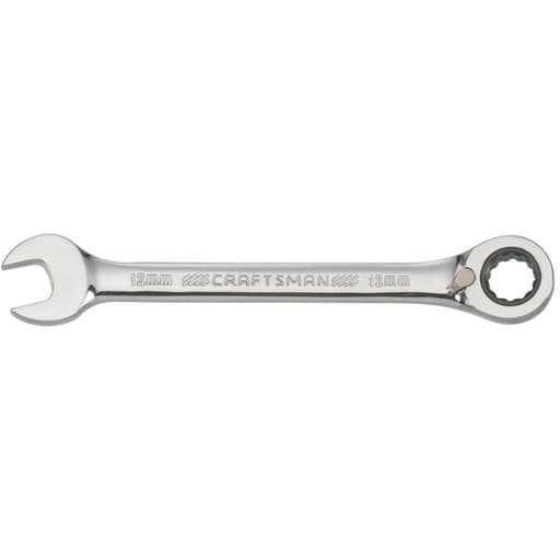 13mm 72 Tooth 12 Point Metric Reversible Ratcheting Wrench