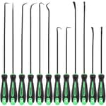 12-Piece Pick and Hook Tools Set, Pick Tool Set Car Auto Oil Seal/O-Ring Seal Gasket Pick Hooks Puller Remove, Long and Mini Pick Tool Set