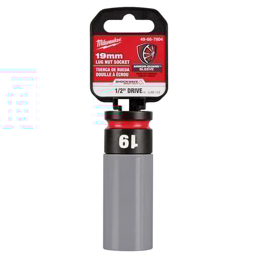 1/2 Drive 19MM Metric Lug Nut Wheel Socket