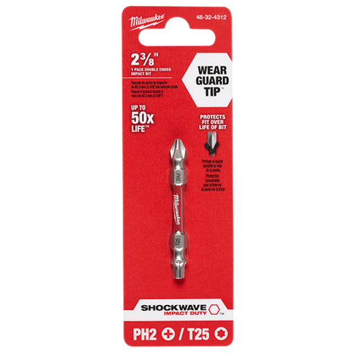 Shockwave Impact Double Ended Bit