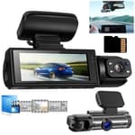 Sherum Dash Cam, Shirem Autopulsex Dash Camera for Cars, Dashcam Front and Rear Camera, 1080p Night Vision Car Driving Recorder, 24h Parking Mode, Car Accessories