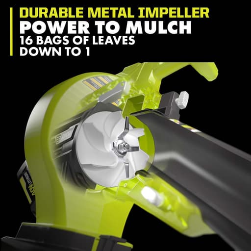 40V Vac Attack Leaf Vacuum/Mulcher