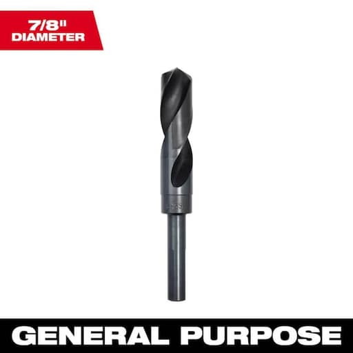 7/8" S&D Black Oxide Drill Bit