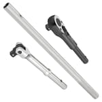 Bar-X 64143 3-Piece 3/4-Inch Drive Interchangeable Ratchet and Breaker Bar Set