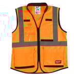 Class 2 High Visibility Orange Performance Safety Vest - S/M (CSA)