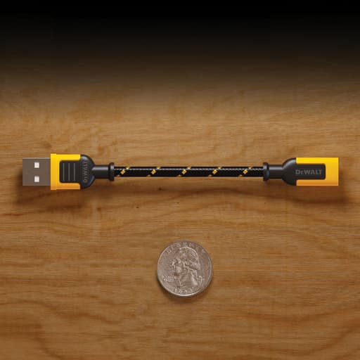 3 in. Type C Port to USB Adapter Cable (2 Pack)