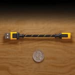 3 in. Type C Port to USB Adapter Cable (2 Pack)