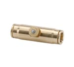 3/8" Brass Slip Lock Connector With Nozzle