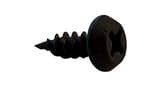 0607YPPG #6-17 x 7/16" Phillips Pan Head Serrated Fine Drywall Framing Screw Black Oxide