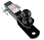 ATV/UTV Trailer Hitch Towing Ball Mounts, 2-Inch Ball, Clevis Pin, Fits 2-Inch Receiver