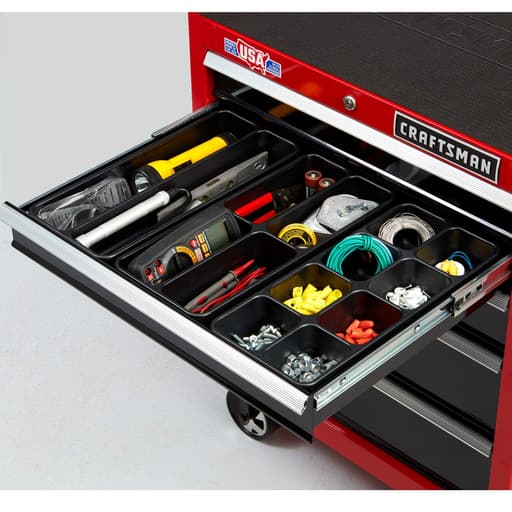 Tool Organizer, 3-Piece 14-Compartment Drawer Set