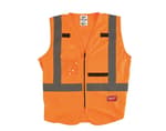 Class 2 High Visibility Orange Safety Vest - 4XL/5XL
