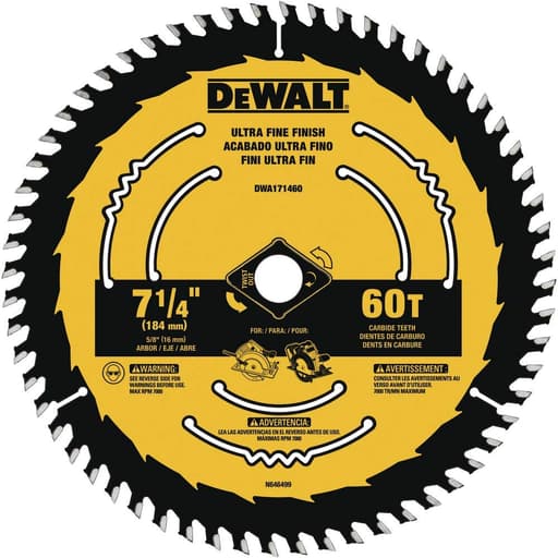 7-1/4 in. 60-Tooth Circular Saw Blade