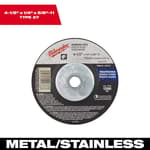 4-1/2" x 1/4" x 5/8-11" Grinding Wheel (Type 27)