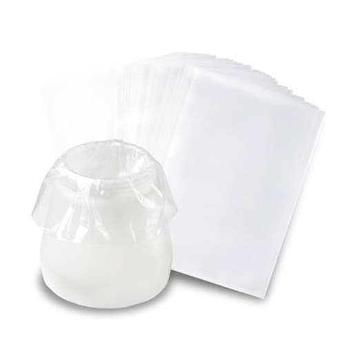 30 Pcs Paint Sprayer Bags, 7.8'' X 11.8'' Sprayer Cup Liners, Transparent Spray Gun Cup Canister Liners for Wagner Paint Sprayer Parts