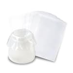 30 Pcs Paint Sprayer Bags, 7.8'' X 11.8'' Sprayer Cup Liners, Transparent Spray Gun Cup Canister Liners for Wagner Paint Sprayer Parts