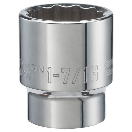 3/4-in Drive 1-7/16-in 12 Point SAE Shallow Socket