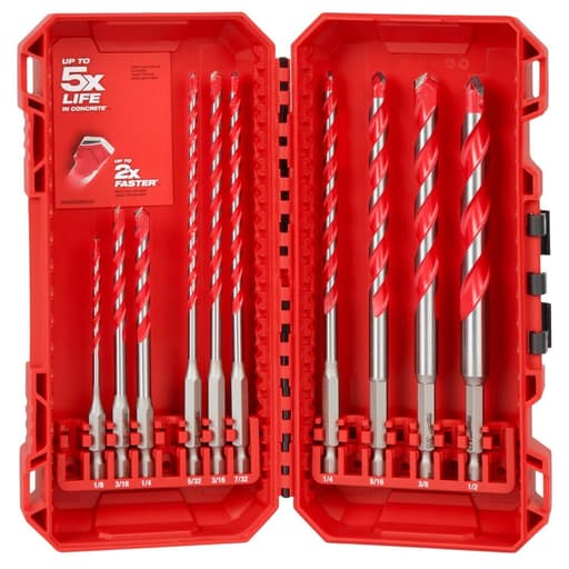 SHOCKWAVE Impact Duty Carbide Hammer Drill Bit Set