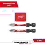 SHOCKWAVE Impact Duty™ Magnetic Attachment and PH2 Bit Set - 3PC