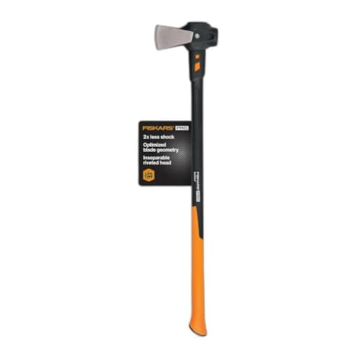 Pro IsoCore Splitting Maul and Stainless Steel Axe, with Shock Reduction, 6 lb, 36 in