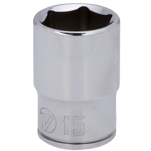 3/8 Dr 6-Point Shallow Socket