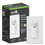 Decora Smart Motion Sensing Dimmer Switch, Wi-Fi 2nd Gen, Neutral Wire Required, Works with My Leviton, Alexa, Google Assistant, Apple Home/Siri & Wired or Wire-Free 3-Way, D2MSD-1RW, White