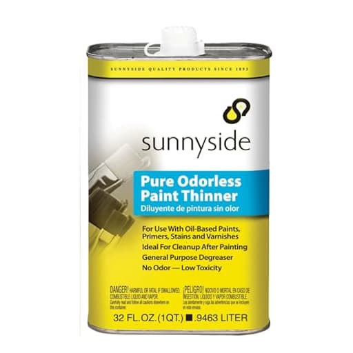 Sunnyside 70532 Pure Odorless Paint Thinner, Quart