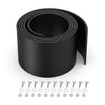 Universal Snow Plow Blade Flap Compatible with Kolpin & Polaris for 48"-72" Blades,72" x 6" x 1/4" Snow Plow Rubber Deflector Edge Fit for ATVs,UTVs,Side-by-Sides and 4-Wheelers,Snow Plow Accessories