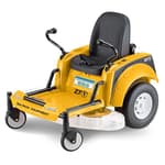 12V Zero Turn Lawn Mower Tractor Toy - Riding Lawn Mower, Outdoor Toys, Kids Electric Car, Ride On Tractor, Dual Handle, Twist and Turn, Speed to 3MPH, Max Weight of 77lbs, Age 3-7, Yellow